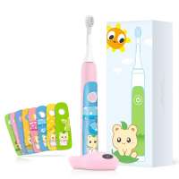 Kids Cartoon Design Teeth Brush Automatic Electrical Vibration Sonic Portable Baby Electric Toothbrush For Children