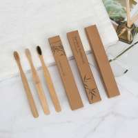 hotel use bamboo toothbrush and toothpaste set factory direct sale